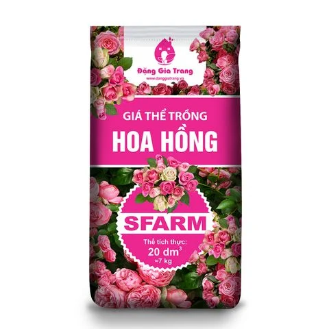 Giá thể trồng hoa hồng Sfarm